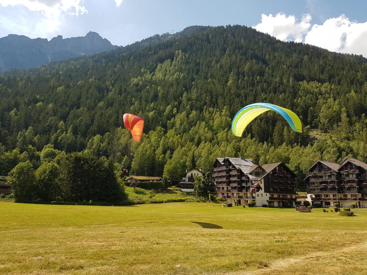 Vue Brevent Sublime En Centre Ville Avec Parking Prive Chamonix Eksteriør bilde