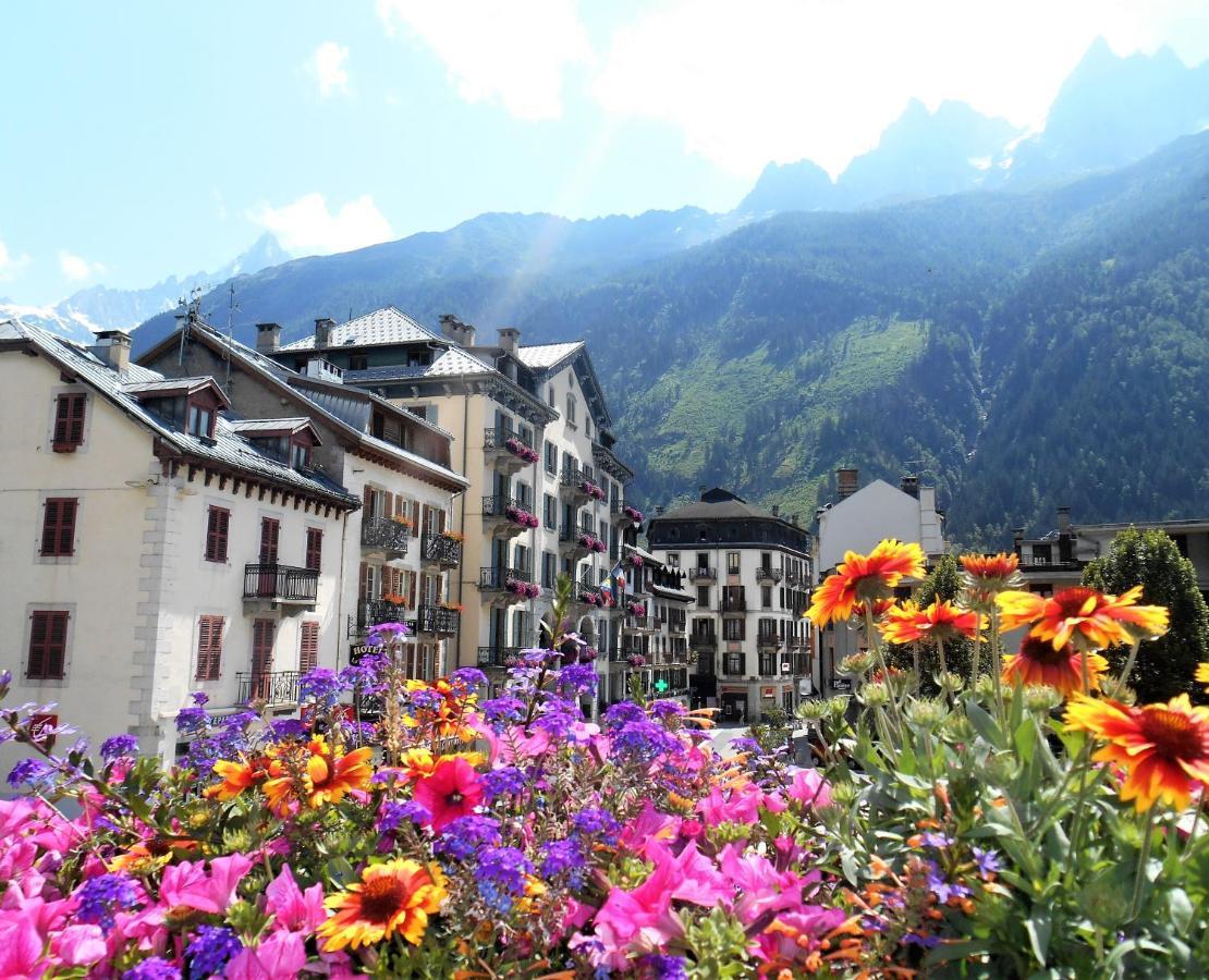 Vue Brevent Sublime En Centre Ville Avec Parking Prive Chamonix Eksteriør bilde